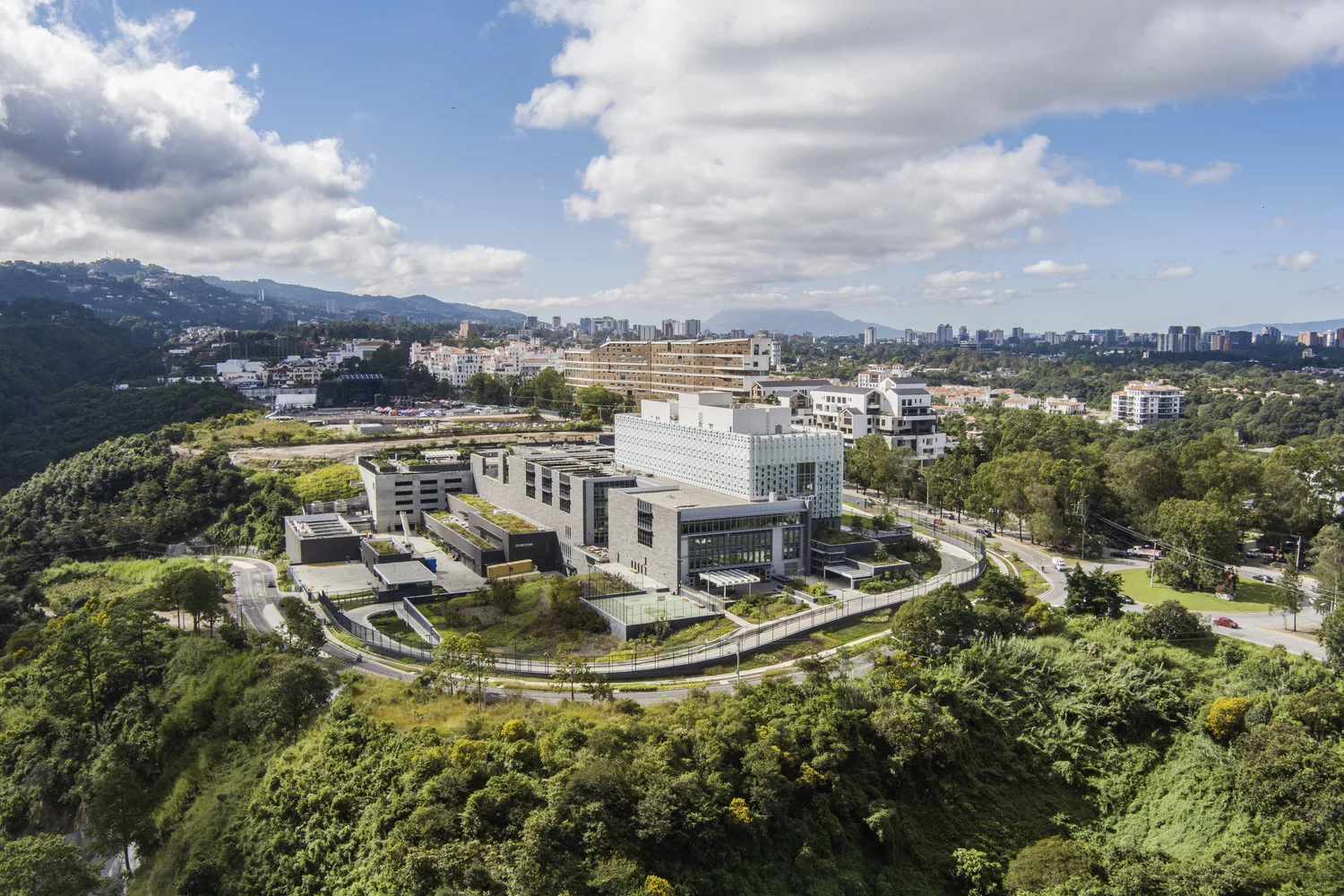 U.S. Embassy in Guatemala City Master Plan and Bridging Design